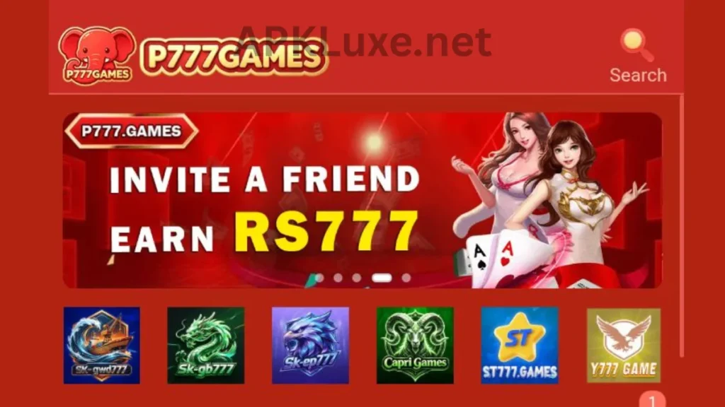 P777 Game APK invitational bonuses of game