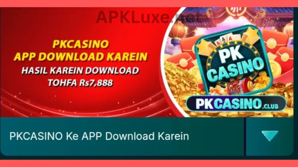 PKCasino Game App download bonuses of game for new members