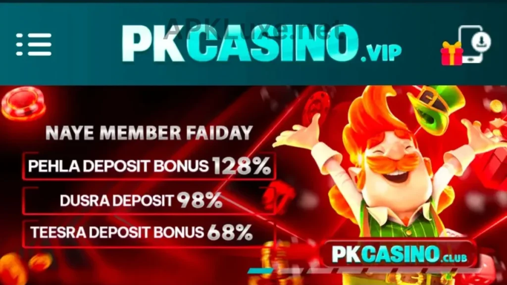 PKCasino Game APK new member rewards of game
