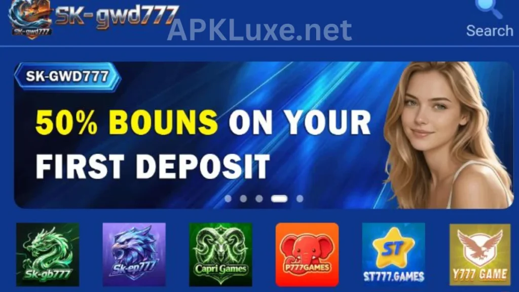 SKGWD777 Game APK first time deposit bonuses of game