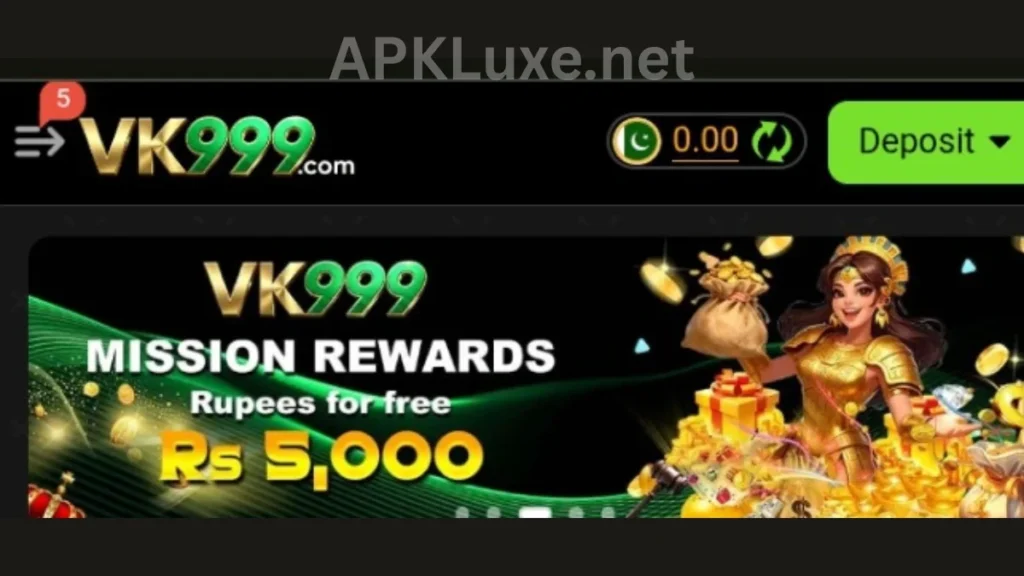 VK999 Game APK mission rewards of game