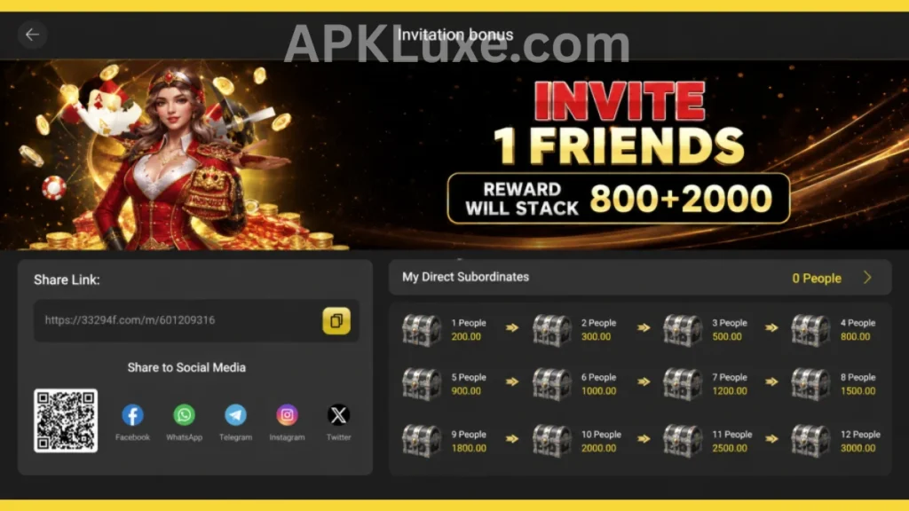 3R3R Game APK invitational bonuses of game