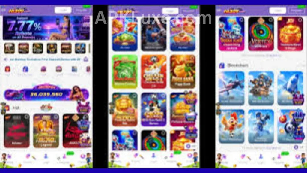 HI309 Game App internal interface of game