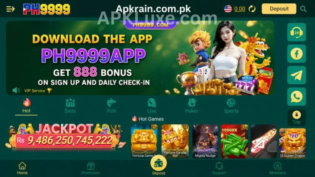 PH9999 Game APK app download bonuses of game